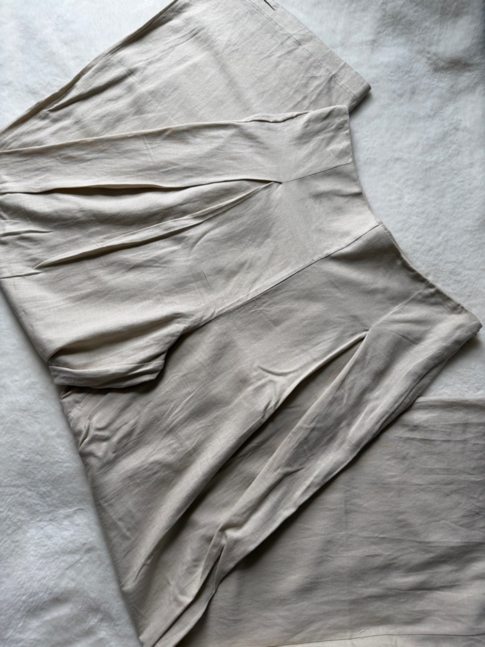 Jason Wu Cream High-Waist Wide Leg Trousers